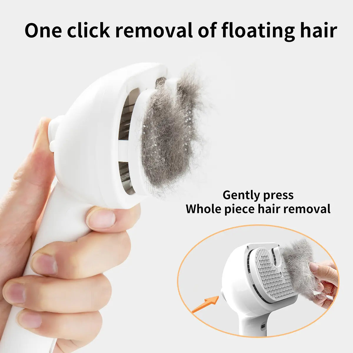 Catpick Pet Hair Removal Comb with Spray Odor Eliminator - Professional Grooming Tool for Cats and Dogs