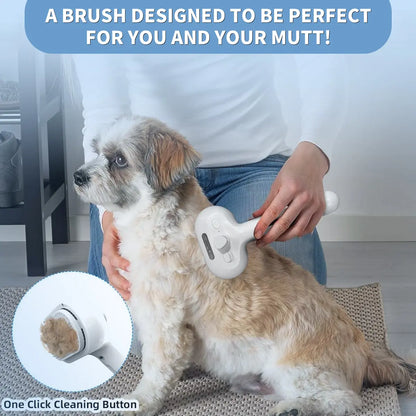 Catpick Pet Hair Removal Comb with Spray Odor Eliminator - Professional Grooming Tool for Cats and Dogs